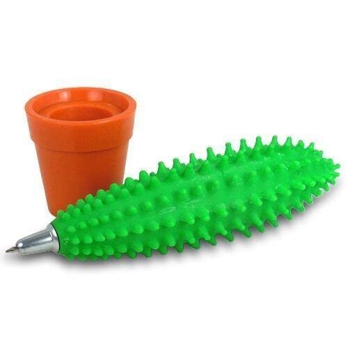 Penna A Sfera Con Cactus In Vaso | Pianta Finta Bonsai | Inchiostro Blu | Penna Creativa Per Scuola E Ufficio | Regalo Per Studenti | 1 Pezzo 13 Cm