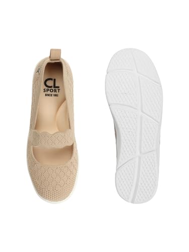 Image of Carlton London Women Mesh Flyknit Slip-On Lightweight Shoes