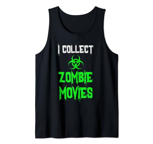 Colecciono películas de zombies - Halloween divertido Camiseta sin Mangas