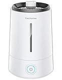 Elechomes Humidifiers for Bedroom, Top Fill Cool Mist Humidifier, 4L Ultrasonic Vaporizer for Babies Home Office Large Room with Essential Oil Diffuser and Filter, Last up to 40 Hours, Whisper-Quiet