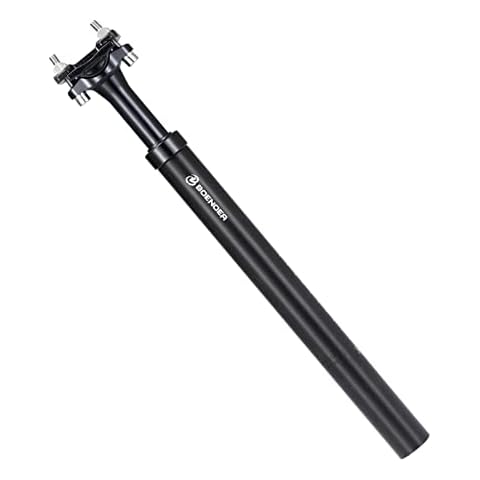 Boenoea Bike Suspension Seatpost 27,2mm 28,6mm 30,4mm 30,9mm 31,6mm Aluminum 400mm Bicycle Seat Post for MTB Road Bike Mountain Bike Fixed Bike Cover