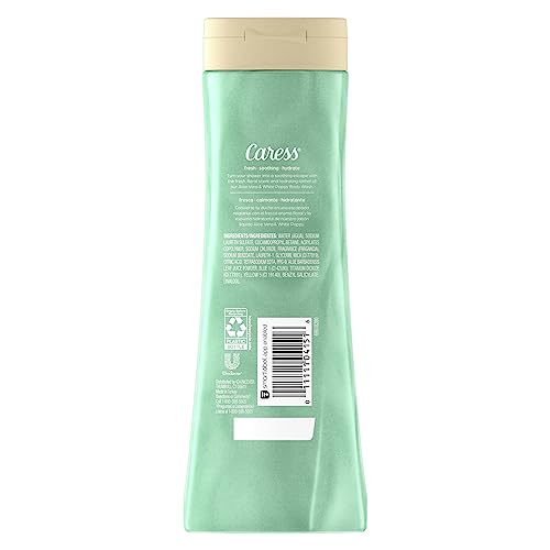 Image of Caress Body Wash Aloe Vera & White Poppy To Soothe and Refresh Soothing Body Soap 20 fl oz, Pack of 4