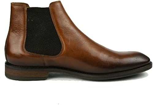 Miniatura 2 de Asher Green AG5376 - Botas de trabajo para hombre, botas de combate de piel auténtica, con cordones, para hombre