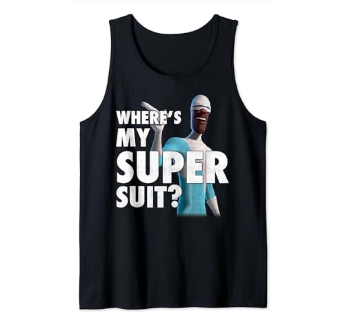 Disney Pixar Incredibles Frozone Super Suit Tank Top