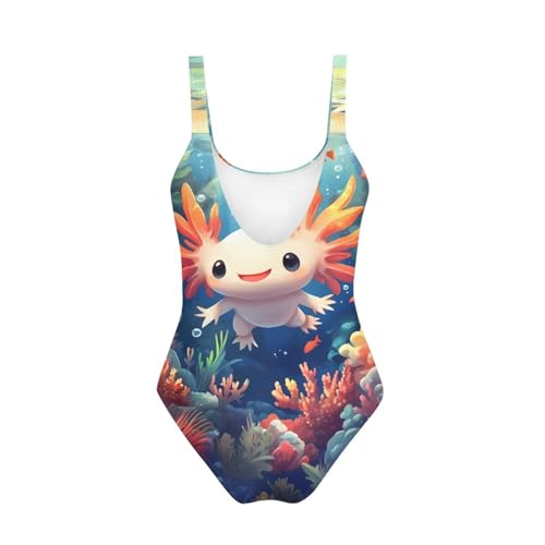 Image of Teens One-Piece Swimsuit Training Athletic Bathing Suits Quick Dry Beach Sport Swimwear Girls Dance Tank Leotards