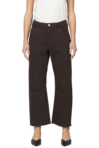 DEAR JOHN Lasso Baggy Jeans for Women High Rise Clean Hem Cropped Inseam