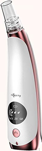 QT S Blackhead Removal Suction Diamond Advanced Pore Vacuum Device Comedo Eliminator, Acne Extractor, Pimple Remover, Facial Pore Cleanser - Anti Aging and Rechargeable Portable