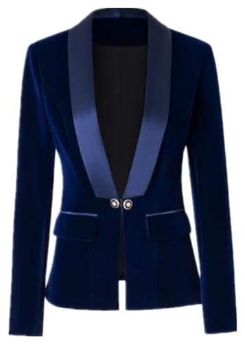 Winter Velvet Women Blazer Jacket Coat Evening Party Christmas Sparkly Cardigan Coat