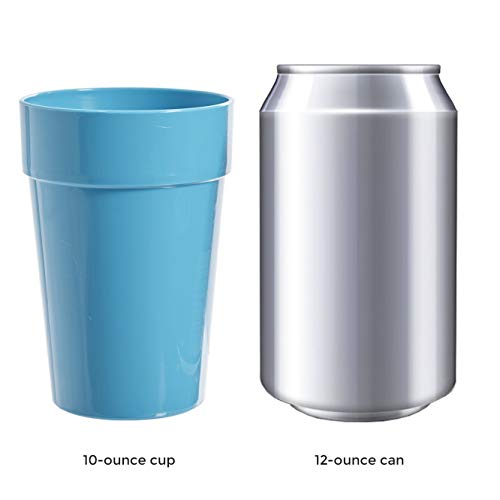 US Acrylic Spectrum Unbreakable Plastic 10 ounce Stackable Juice Tumblers in 8 Assorted Colors | Set of 16 Kids Drinking Cups | Reusable, BPA-free, Made in the USA, Top-rack Dishwasher Safe - Thumbnail 3