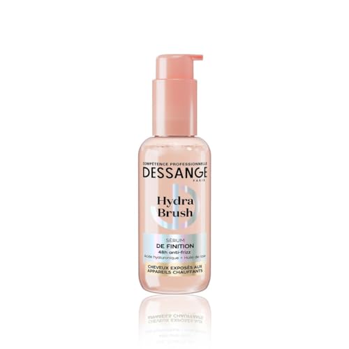 DESSANGE - Sérum Cheveux Sans Rinçage Thermo-Protecteur Hydra Brush - Acide Hyaluronique & Huile De Rose - Hydrate, Protège & Définit - Cheveux Exposés...