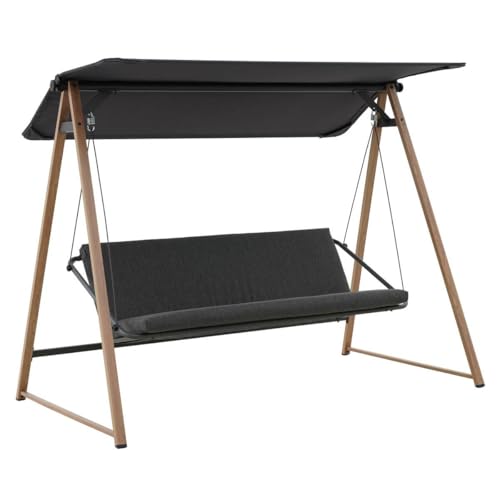 HESPERIDE Balancelle 2 places Soly gris gris décor jardin