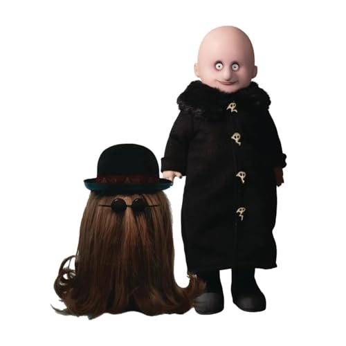 Set Muñecas Living Dead Dolls Addams Uncle Fester y IT miniatura 1