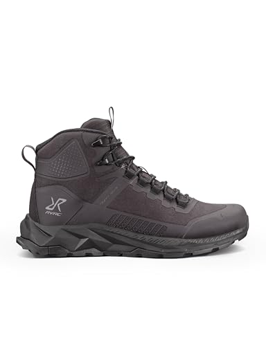 RevolutionRace Damen Phantom Trail Mid Waterproof Hiking Boots, Wasserdicht Wanderschuhe Damen für alle Outdoor-Aktivitäten, Blackout, 37