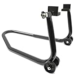 ツールズアイランド(Toolsisland) バイクスタンド メンテナンススタンド リア 極太パイプ一本仕上げ (ブラック, L型) TD7002-B