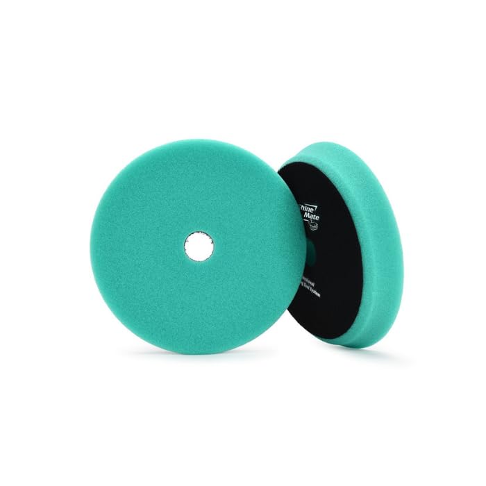 ShineMate: 7"/180MM - Green Foam - Heavy Cut Pad - T120