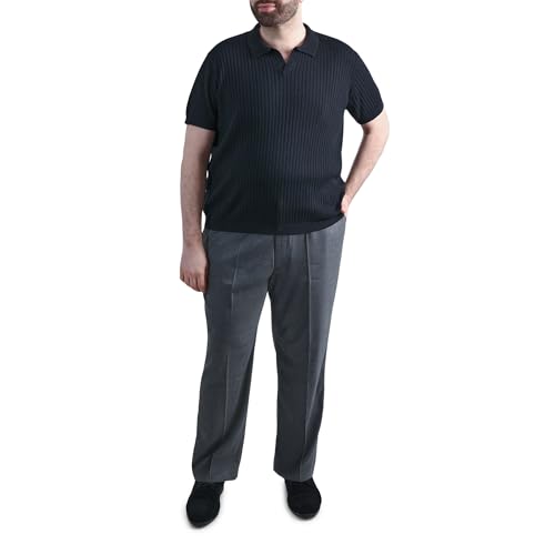 Haggar Men's Short Sleeve Polo V-Neck Sweater3