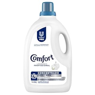 Amaciante de Roupa Concentrado Lavanderia Profissional Comfort Perfect White Pro Galão 5l, Comfort