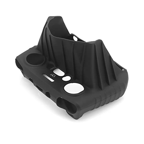 Hensych 2 In1 External Silicone Cover with Sunhood for MINI 3 Pro RC Smart Controller,Scratch Proof Protective Case Anti Collision Case with Sunshade,Black - Image 3