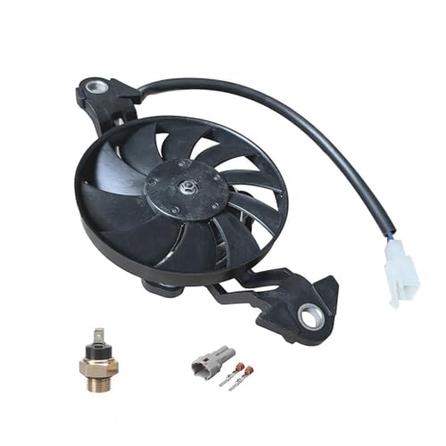 オートバイの冷却ファン オイル クーラー エンジンのラジエーター ファン 12V のための 150c 200cc 250cc 300cc 350cc クワッド 四輪バギー のため 冷却ファン ラジエータ(Set 75 M16)