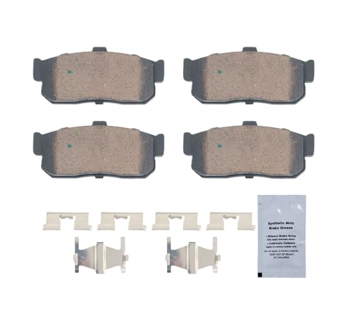 Image of HUSCH D540 Rear Ceramic Brake Pads Kit Fit For Nissan Altima 1993-2001, For, For Maxima 1991-2001, For Altra EV 2001, For INFINITI G20 1991-2001, For I30 1996-2001