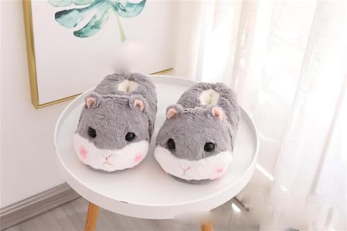Fuzzy Cozy Pig Animal Cartoon Slippers for Women - Indoor Warm Winter Home Furry Slippers3