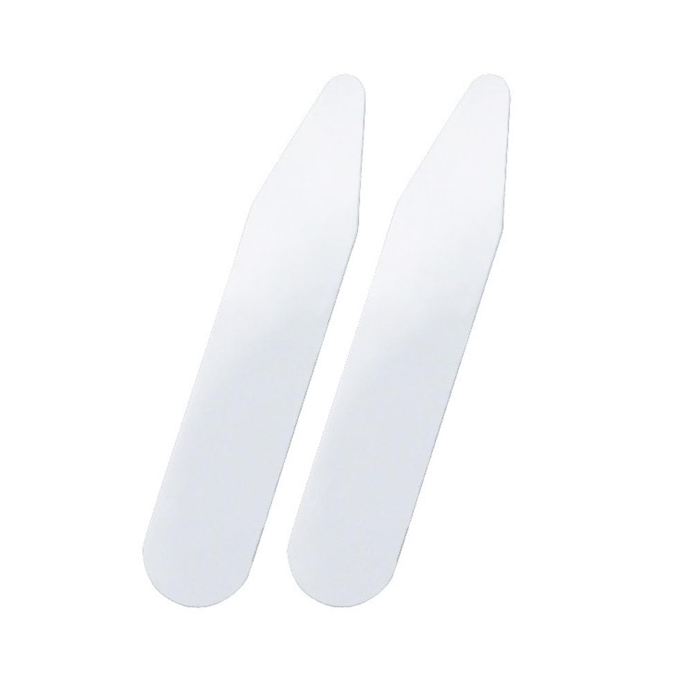 50 Pairs Plastic Shirt Collar Stiffeners Collar Stays Stiffener for Men's Dress Shirt, 60.2x10x0.8mm