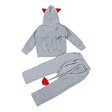 ハロウィン 衣装 子供 悪魔 パーカー ジャージ 長袖 コスプレ キッズ デビル 仮装 かわいい 男の子 女の子 コスチューム 上下セット 赤ちゃん ベビー服 コウモリ 可愛い ロンパース 着ぐるみ 新生児服 パジャマ プレゼント 写真