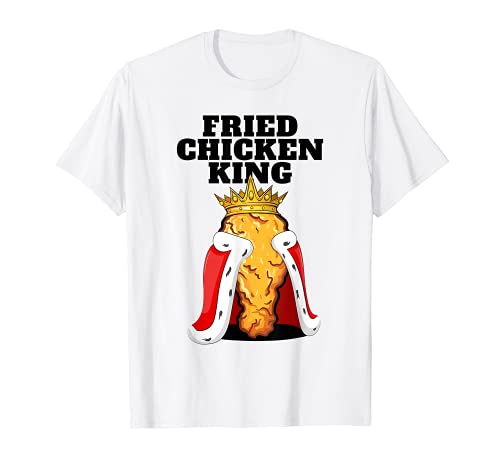 フライドチキンキング | ファストフードジャンク メンズ フライドチキン愛好家 Tシャツのサムネイル