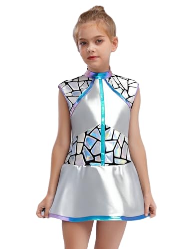 Vestido de alien para niñas en fiestas de cumpleaños temáticas y obras de teatro escolares