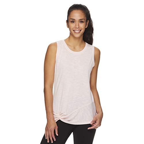 Gaiam Women's Muscle Tank Top - Sleeveless Racerback Workout & Yoga Shirt