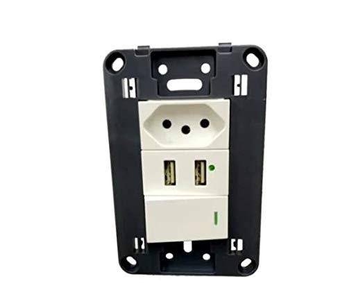 Tomada Parede + Interruptor 2 Entradas Usb Duo Universal Pro