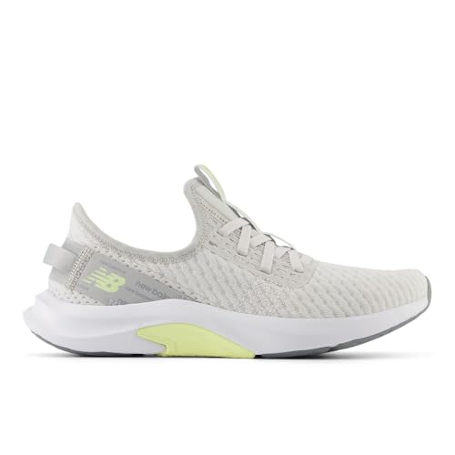 New Balance Women's DynaSoft Nergize Sport V2 Cross Trainer, Grey Matter/White/Limelight, 12 M
