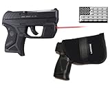 LASERPRO+ARMALASER Concealed Red Laser Kit for Ruger® LCP® II (LCP2 - Fits Both .22LR & 380 LCP 2 Models) Pistols with TR12 ArmaLaser, LASERPRO Pocket Laser Holster & 2 Extra Batteries