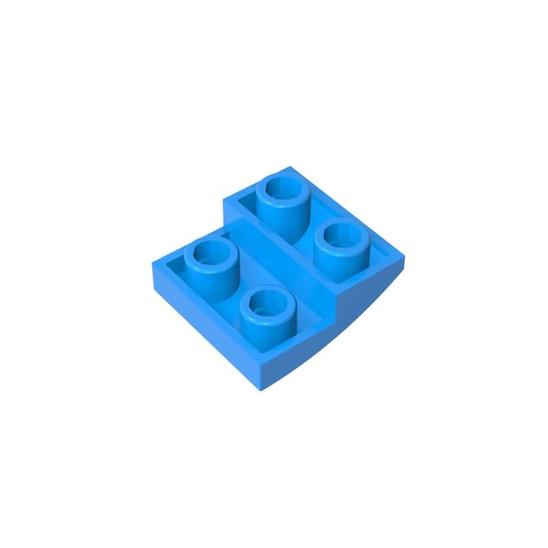 XYEIUGO 32803 Arched Brick Slope Curved 2x2 Inverted, Dark Azure, 50 PCS — image 1