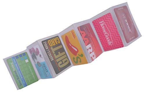 Made in USA Set of 2 Plastic Accordion Inserts 6 Pages Top Load for Bifold Trifold Wallets by Swiss Marshall2