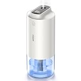 加湿器 卓上 小型 超音波加湿器 【2025冬モデル&抗菌鋼板&LCDデジタル残量表示】 USB充電式 コードレス 2600mahバッテリー内蔵 静音 卓上 除菌 アロマ対応 20時間加湿 7色LEDライト 空気清浄機 空焚き防止 ポータブル コンパクト 空気清浄機 次亜塩素酸水対応 デスク 寝室 オフィス リビング 車載 家庭用 humidifier 乾燥/花粉症対策