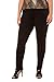 Produktbild Ulla Popken Damen Schmale Hose, Schwarz (Schwarz 72551310), 44