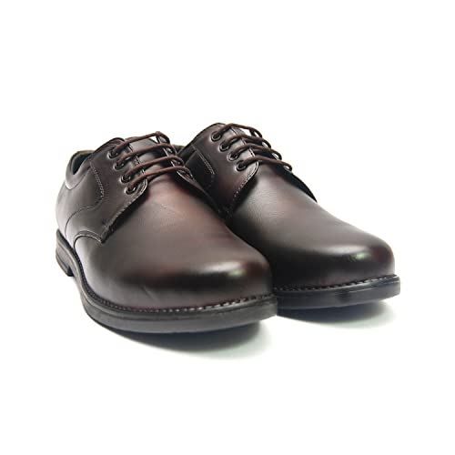 Image of Formal Shoes for Men with TPR Rubber Sole Office /Outdore Genuine Leather Derby Shoes