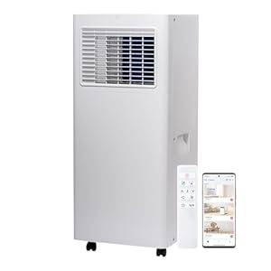 TCL 5,000 BTU SACC [8,100 BTU ASHRAE] Smart Portable Air Conditioner – H5P44W