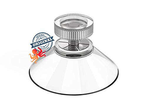 Ganchos de Ventosa extra fuerte para baño o la ducha para la decoración,tornillo de acero inoxidable con tuerca moleteada (40MM) Pack de 12