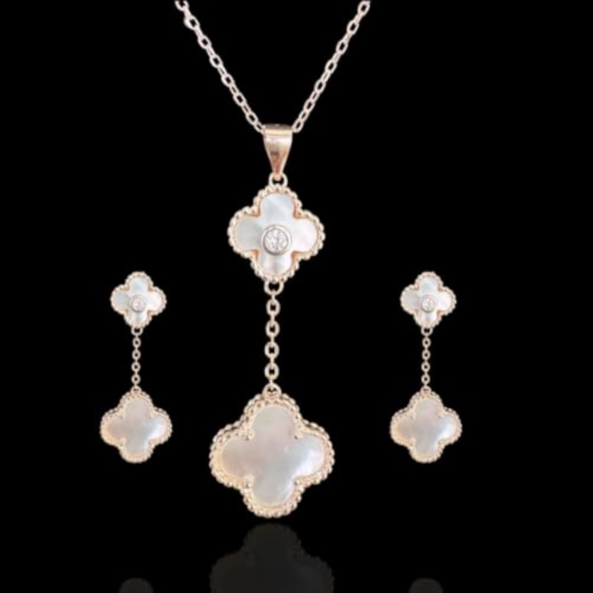 MOP Hanging Earrings, Elegant Design for Women, Gift Idea