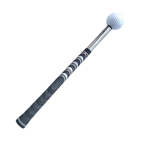 Fancyes Golf Swing Golf Practice Rod Lightweight Golf Warm Up Club Golf Swing for Balance Rhythm Backyard Strength Beginners, Black