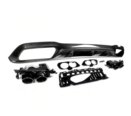 Difusor trasero Benz E W213 Sedan de 2016 a 2020 estilo E53 protectora look carbono