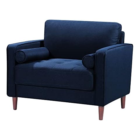 Lifestyle Solutions Lexington Armchair, Navy Blue Cover