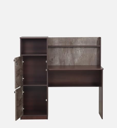 Witty Wud | Zendor | Engineered Wood Study Table in Walnut & Marble Colour 1 Year Warranty | Study Table for Adults, Computer Table, | Free... - Image 5