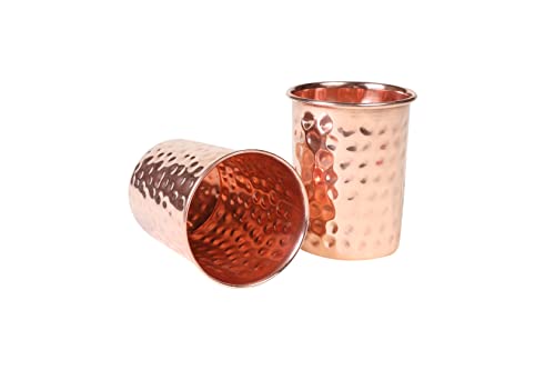 Set de 2 vasos de cobre 9 cm profundidad miniatura 2