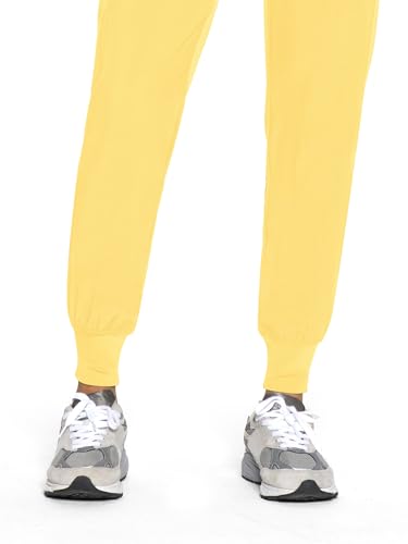 Image of COZYFIT Womens Scrub Pants - Soft Stretch Yoga Style with 5 Pockets, Slim Fit Jogger Scrubs Pants for Women
