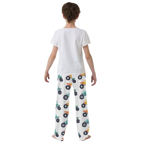 Pajama Bottoms, Pajamas Pant Monster Trucks Lounge Wear Casual Colorful Cartoon Sleep Long Pants Soft Pjs Sleepwear3