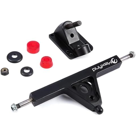 maxfind Aluminum Alloy Skateboard Trucks175mm Fit Maxfind, Penny Board & Electric Skateboard - Includes 2 PCs, Skateboard Hardware, Pads, Bearings, Ramp Cover