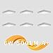 Pack 6x Panel LED Superficie Eande Foco LED Interior Techo Cuadrado 6W Plafón LED Techo Luz Blanca Cálida 3000K Lámparas de Techo Ø 123mmx35mm 220V Slim Downlight 500LM para Cocina Salón Dormitorio